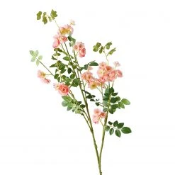 Boltze Dekozweig Cherry - Kunststoff - Rosa