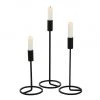 Boltze Kerzenhalter Fio (3-teilig) - Eisen - Schwarz -Günstiges Deko Geschäft 1000247546 210219 10104200050 IMAGE P000000001000247546