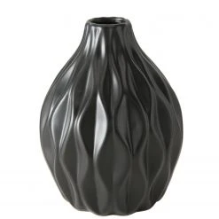Boltze Vase Zalina (4-teilig) - Porzellan - Schwarz -Günstiges Deko Geschäft 1000247559 210219 10104400078 DETAILS P000000001000247559
