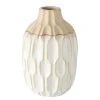 Boltze Vase Malia I - Steingut - Creme