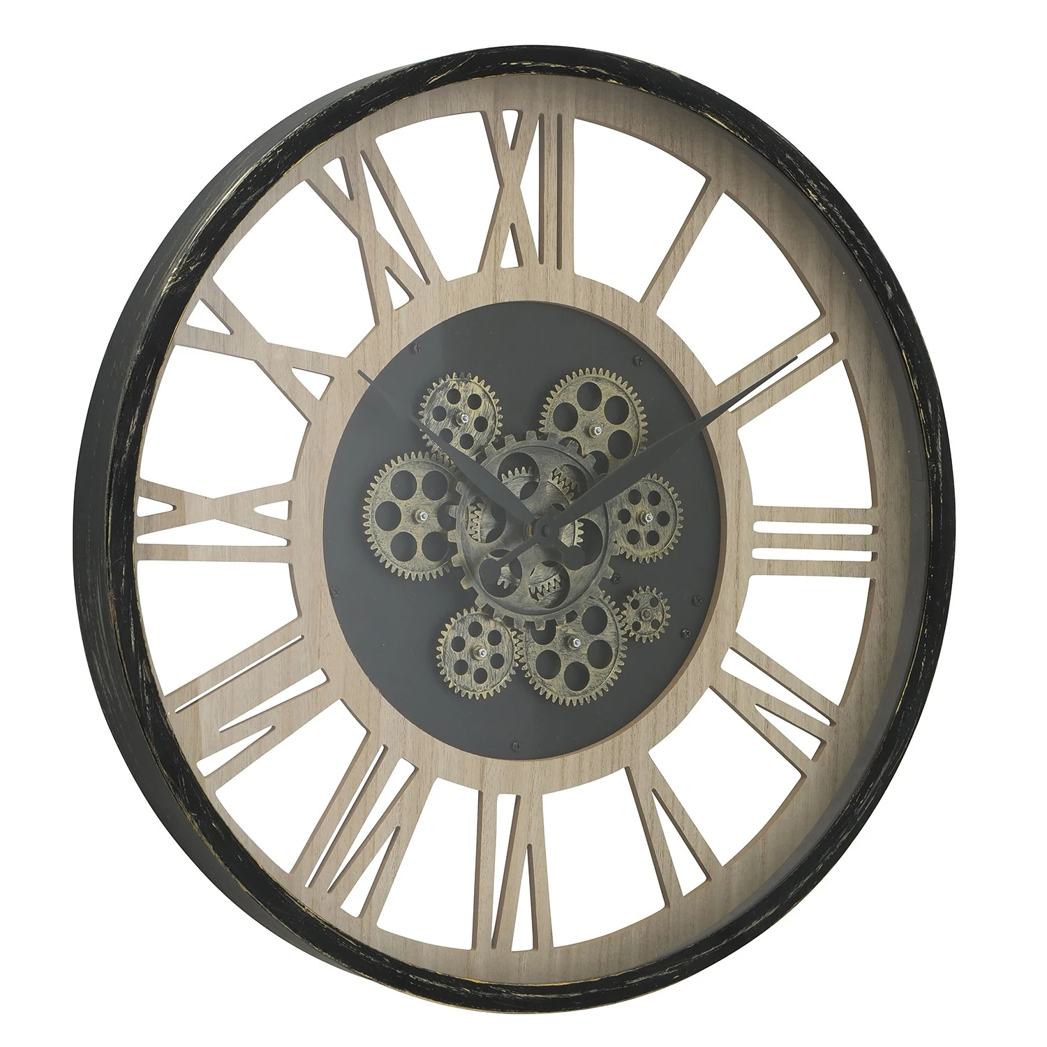 Boltze Wanduhr Takto - Eisen - Natur 3 Boltze Wanduhr Takto - Eisen - Natur