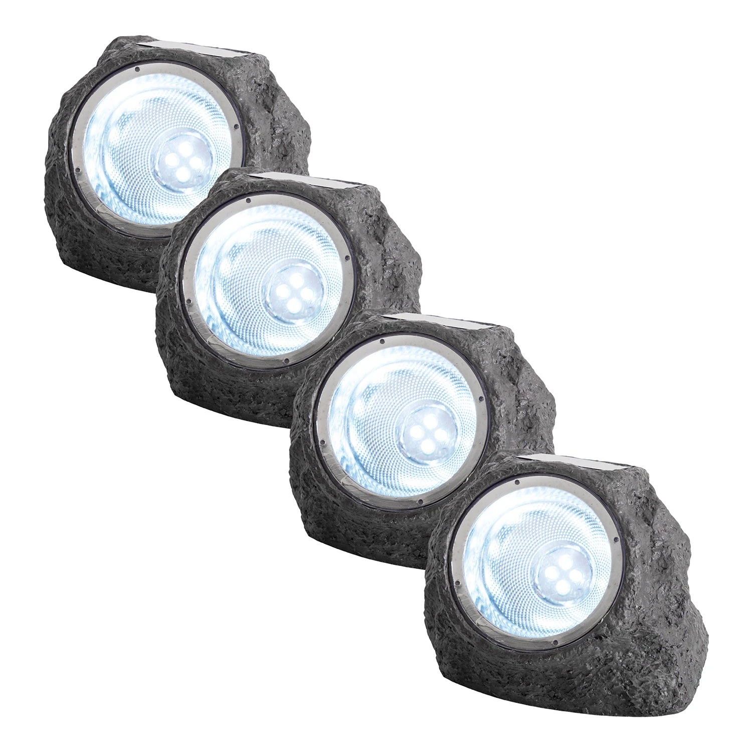 Näve LED-Wegeleuchte Uxelles (4er-Set) - Polycarbonat - 1-flammig 3 Näve LED-Wegeleuchte Uxelles (4er-Set) - Polycarbonat - 1-flammig