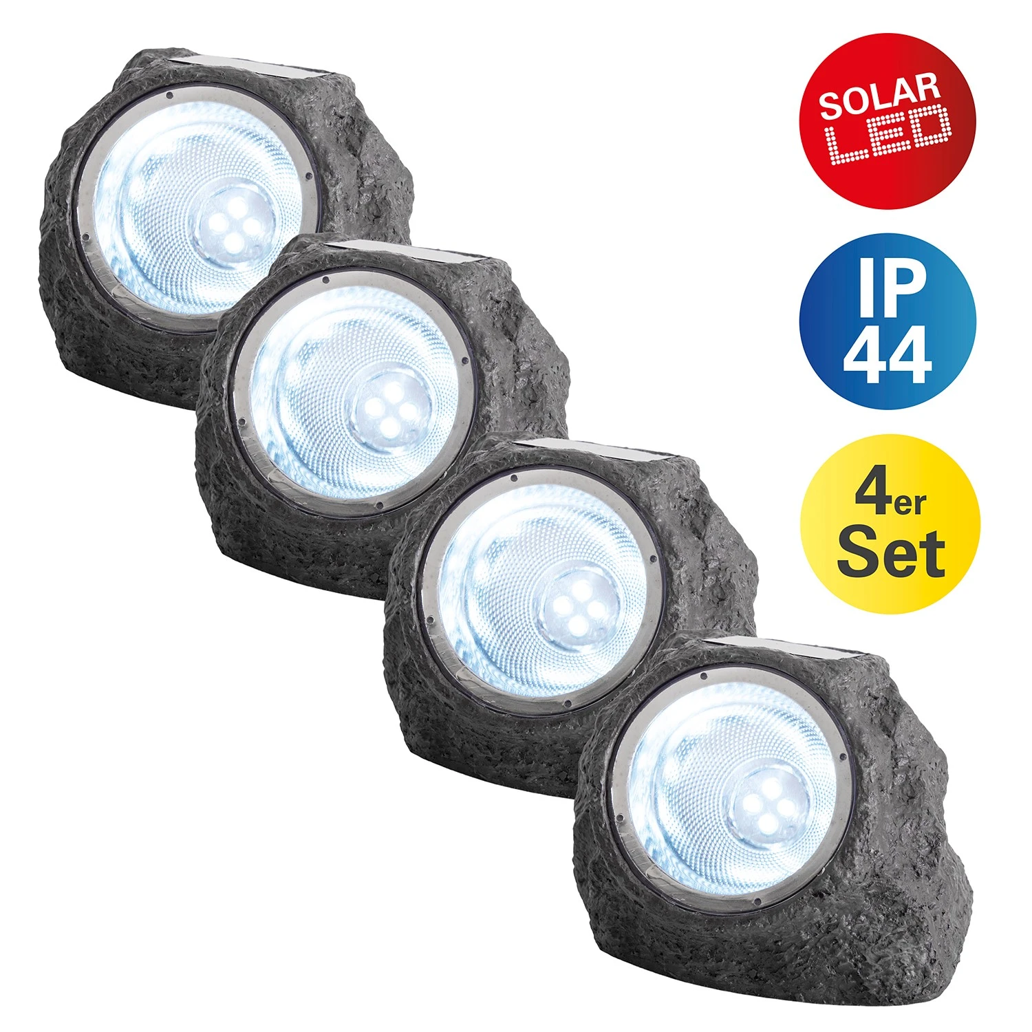 Näve LED-Wegeleuchte Uxelles (4er-Set) - Polycarbonat - 1-flammig 7 Näve LED-Wegeleuchte Uxelles (4er-Set) - Polycarbonat - 1-flammig – Bild 5