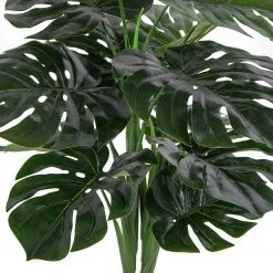 Twentyfour Kunstpflanze Monstera - Kunststoff - Grün - Höhe: 90 cm -Günstiges Deko Geschäft 1000253640 210319 11463300026 DETAILS P000000001000253640
