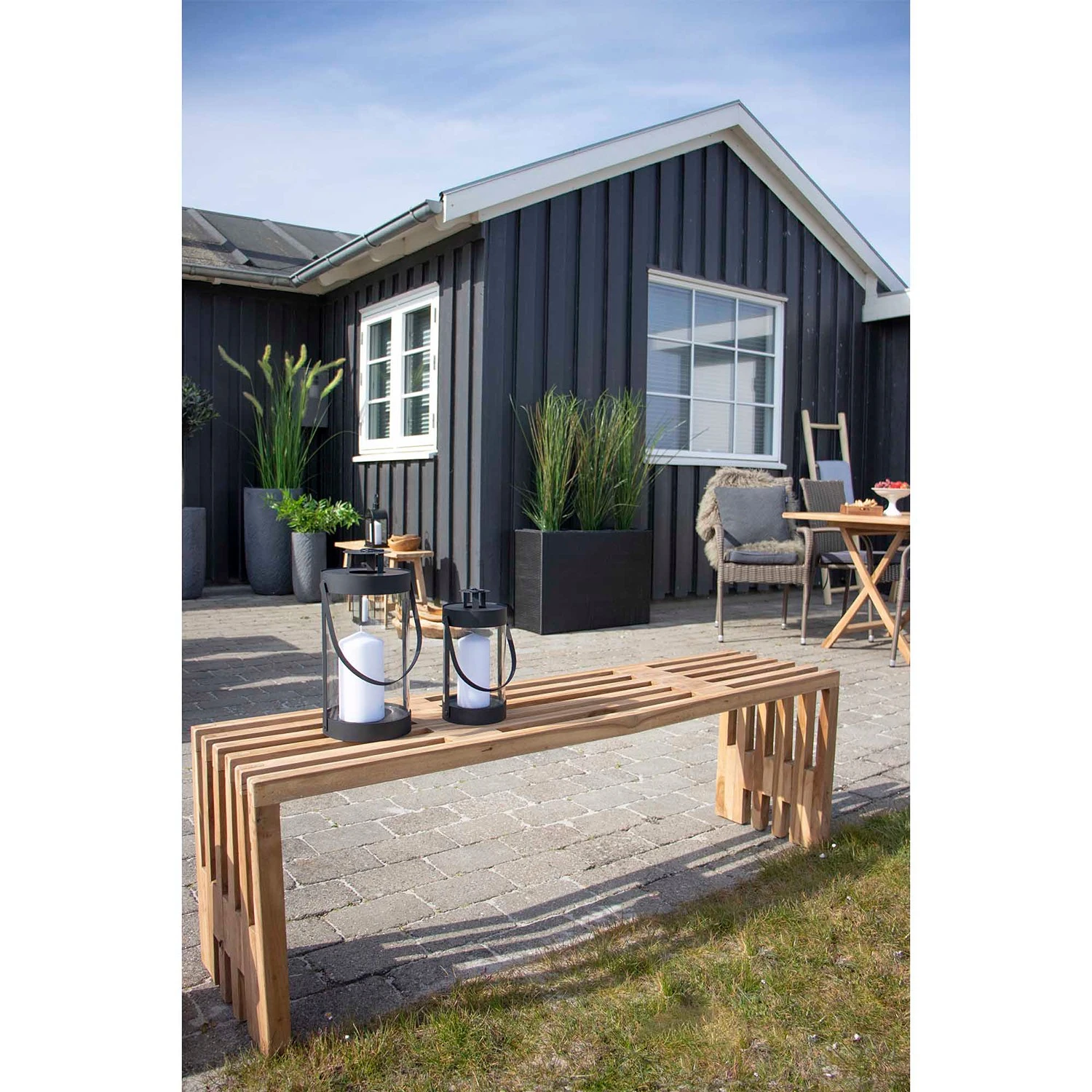 Twentyfour Laterne Bondi (2-teilig) - Kristallglas / Stahl - Transparent / Schwarz 9 Twentyfour Laterne Bondi (2-teilig) - Kristallglas / Stahl - Transparent / Schwarz – Bild 7