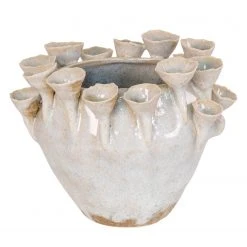 Twentyfour Vase Aliano - Keramik - Beige