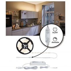 Paulmann LED-Stripes SimpLED 3m I - Silikon - 1-flammig -Günstiges Deko Geschäft 1000254347 210325 09351000301 DETAILS P000000001000254347