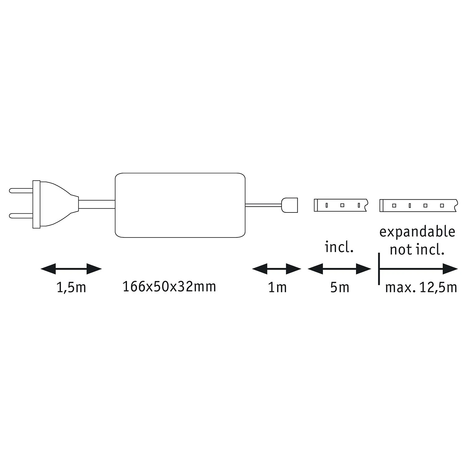 Paulmann LED-Stripes MaxLED 5m - Aluminium 7 Paulmann LED-Stripes MaxLED 5m - Aluminium – Bild 5