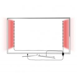 Paulmann LED-Stripes Marvieux 50 cm (2er-Set) - Aluminium - 1-flammig