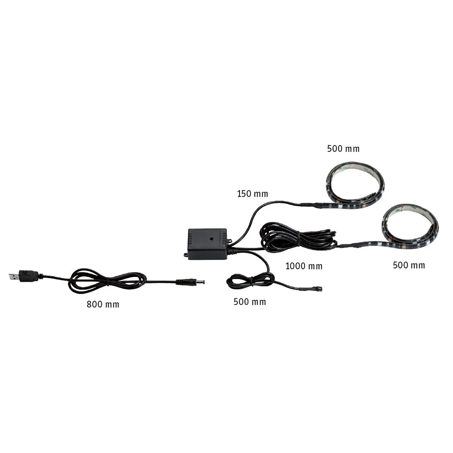 Paulmann LED-Stripes Marvieux 50 cm (2er-Set) - Aluminium - 1-flammig 9 Paulmann LED-Stripes Marvieux 50 cm (2er-Set) - Aluminium - 1-flammig – Bild 7