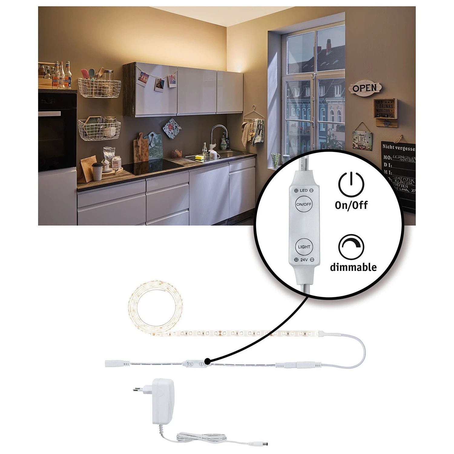 Paulmann LED-Stripes SimpLED 1,5m I - Silikon - 1-flammig 3 Paulmann LED-Stripes SimpLED 1,5m I - Silikon - 1-flammig