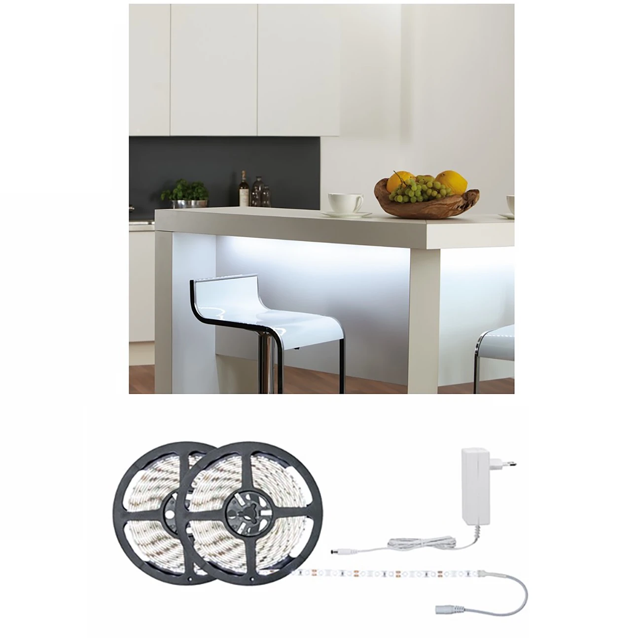 Paulmann LED-Stripes SimpLED 10m II - Aluminium - 1-flammig 3 Paulmann LED-Stripes SimpLED 10m II - Aluminium - 1-flammig