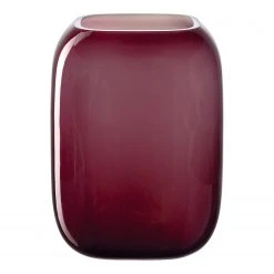 Leonardo Vase Milano II - Dunkelrot