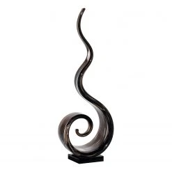 Leonardo Dekoobjekt Casolare - Farbglas - Schwarz