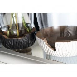 Leonardo Vase mit Holzsockel Casolare II - Akazie matt - Weiß -Günstiges Deko Geschäft 1000262390 210505 11150100014 MOOD DETAILS P000000001000262390 mood