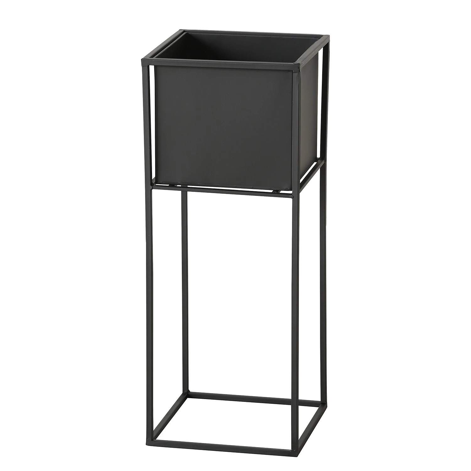 Boltze Pflanztopf Tara (2-teilig) - Eisen - Schwarz 5 Boltze Pflanztopf Tara (2-teilig) - Eisen - Schwarz – Bild 3