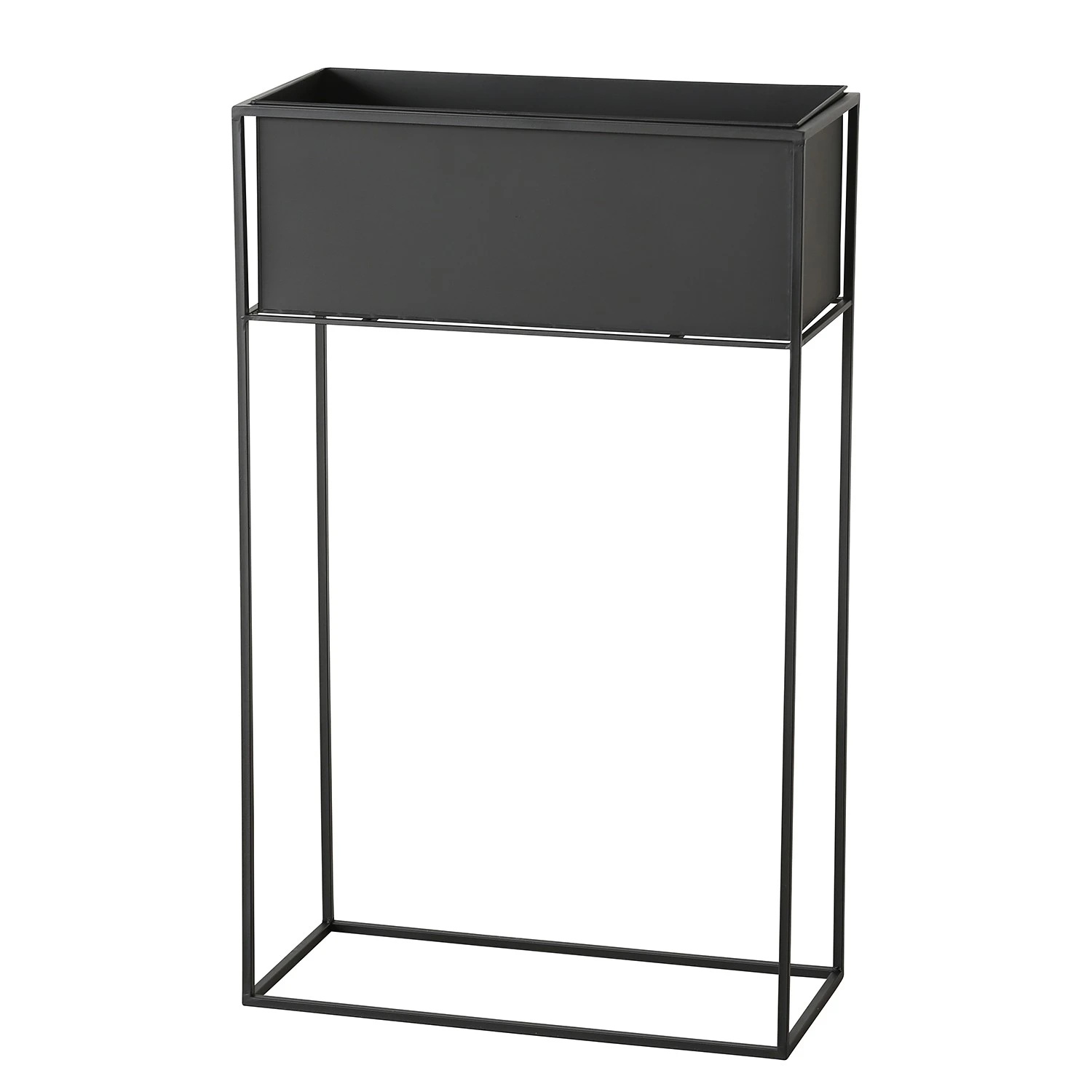 Boltze Pflanztopf Tara (2-teilig) - Eisen - Schwarz 6 Boltze Pflanztopf Tara (2-teilig) - Eisen - Schwarz – Bild 4