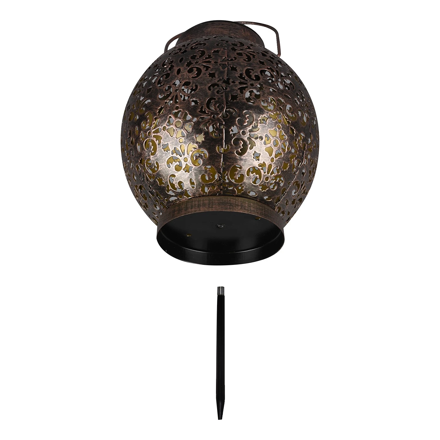 Reality Leuchten LED-Wegeleuchte Camiri - Eisen - 1-flammig - Kupfer 5 Reality Leuchten LED-Wegeleuchte Camiri - Eisen - 1-flammig - Kupfer – Bild 3