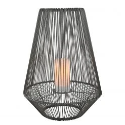 Reality Leuchten LED-Wegeleuchte Mineros - Polyacryl - Schwarz - Höhe: 51 cm