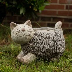 My Flair Pflanztopf Katze - Kunstharz / Polyresin - Natur -Günstiges Deko Geschäft 1000265606 210520 16213900006 MOOD DETAILS P000000001000265606 mood