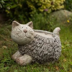 My Flair Pflanztopf Katze - Kunstharz / Polyresin - Natur -Günstiges Deko Geschäft 1000265606 210520 16213900007 MOOD DETAILS P000000001000265606 mood