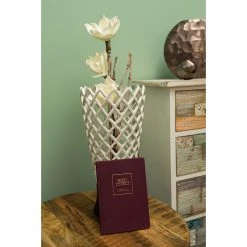 My Flair Blumenvase Kattra - Steingut - Weiß -Günstiges Deko Geschäft 1000265631 210520 16214300093 MOOD DETAILS P000000001000265631 mood