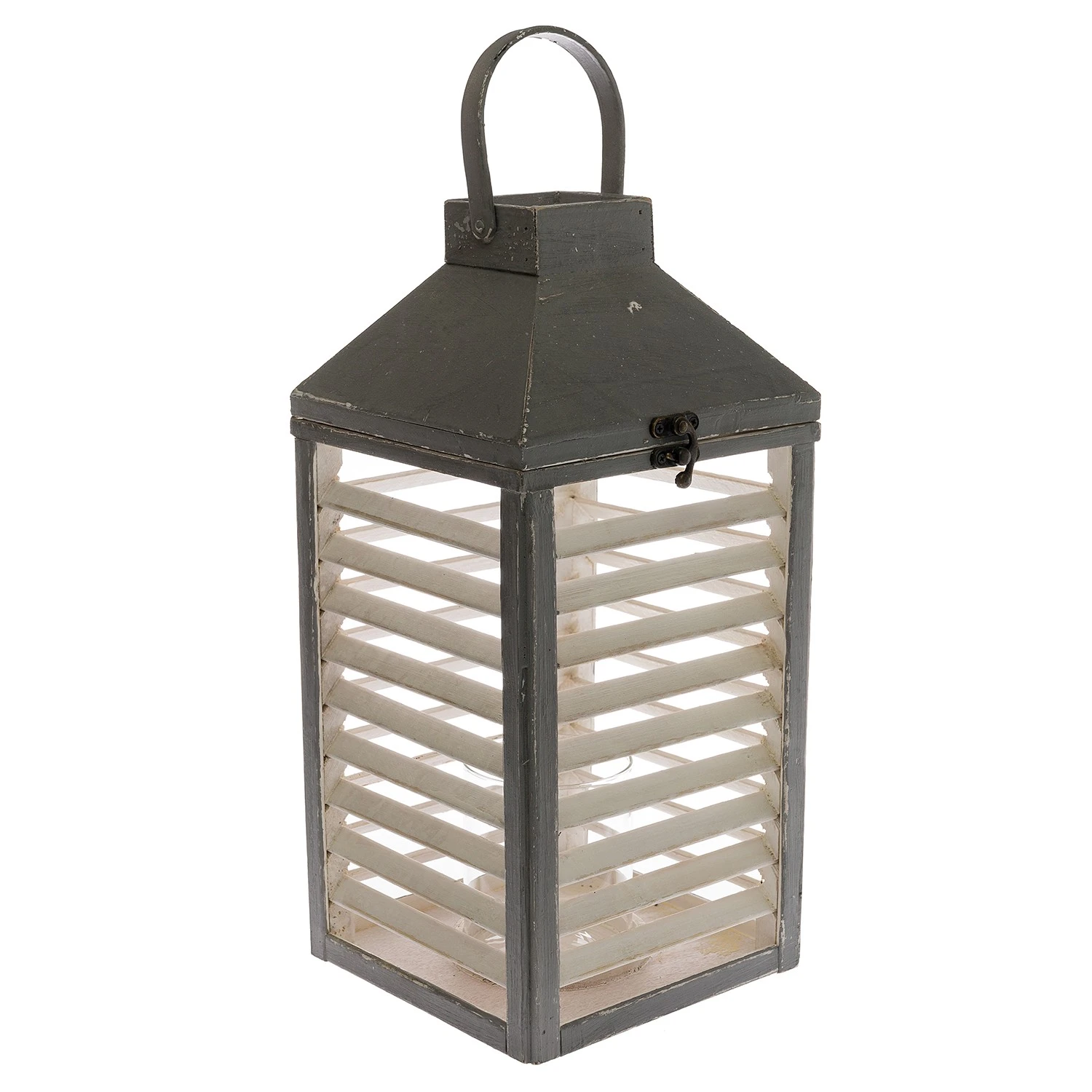 My Flair Laterne Agda - Klarglas / Tanne - Antikweiß 3 My Flair Laterne Agda - Klarglas / Tanne - Antikweiß