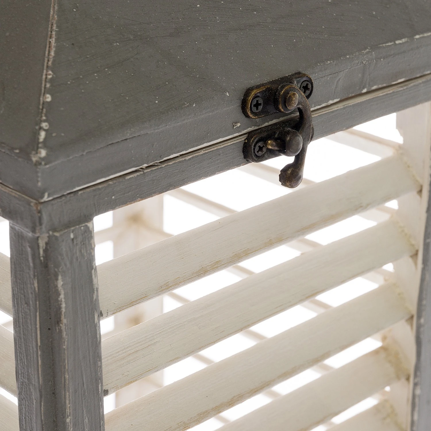 My Flair Laterne Agda - Klarglas / Tanne - Antikweiß 7 My Flair Laterne Agda - Klarglas / Tanne - Antikweiß – Bild 5