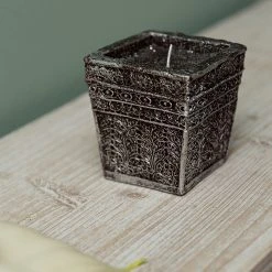 My Flair Kerze Conocoto - Wachs - Silber -Günstiges Deko Geschäft 1000265653 210520 16214800180 MOOD DETAILS P000000001000265653 mood