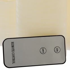 My Flair LED-Kerzenset Nature (3-teilig) - Wachs - Weiß -Günstiges Deko Geschäft 1000265724 210520 16220300488 DETAILS P000000001000265724