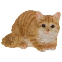 My Flair Dekofigur Katze Lulu - Kunstharz / Polyresin - Natur