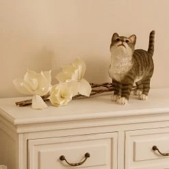 My Flair Dekofigur Katze Liala - Kunstharz / Polyresin - Natur -Günstiges Deko Geschäft 1000265769 210520 16221000642 MOOD DETAILS P000000001000265769 mood