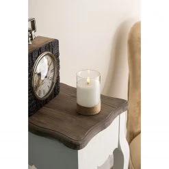 My Flair LED-Kerze Kabern - Klarglas / Wachs - Weiß -Günstiges Deko Geschäft 1000265771 210520 16221100669 MOOD DETAILS P000000001000265771 mood