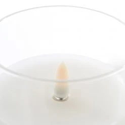 My Flair LED-Kerze Kabern - Klarglas / Wachs - Weiß -Günstiges Deko Geschäft 1000265771 210520 16221100671 DETAILS P000000001000265771