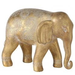 Boltze Figur Samuel - Kunstharz - Gold