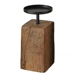 Boltze Kerzenleuchter Solea , 3 tlg., - Recyceltes Holz - Braun / Schwarz -Günstiges Deko Geschäft 1000270785 210608 06240200117 DETAILS P000000001000270785