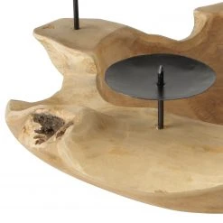 Boltze Kerzenleuchter Yulia II - Tanne - Braun / Schwarz -Günstiges Deko Geschäft 1000270787 210608 06240300124 DETAILS P000000001000270787