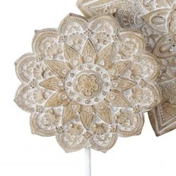 Boltze Dekoaufsteller Coiba I - Kunstharz - Weiß / Beige -Günstiges Deko Geschäft 1000270802 210608 06240800170 DETAILS P000000001000270802