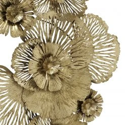 Boltze Wandobjekt Fleur - Eisen - Gold -Günstiges Deko Geschäft 1000270833 210608 06241700272 DETAILS P000000001000270833