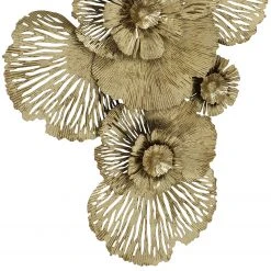 Boltze Wandobjekt Fleur - Eisen - Gold -Günstiges Deko Geschäft 1000270833 210608 06241700273 DETAILS P000000001000270833