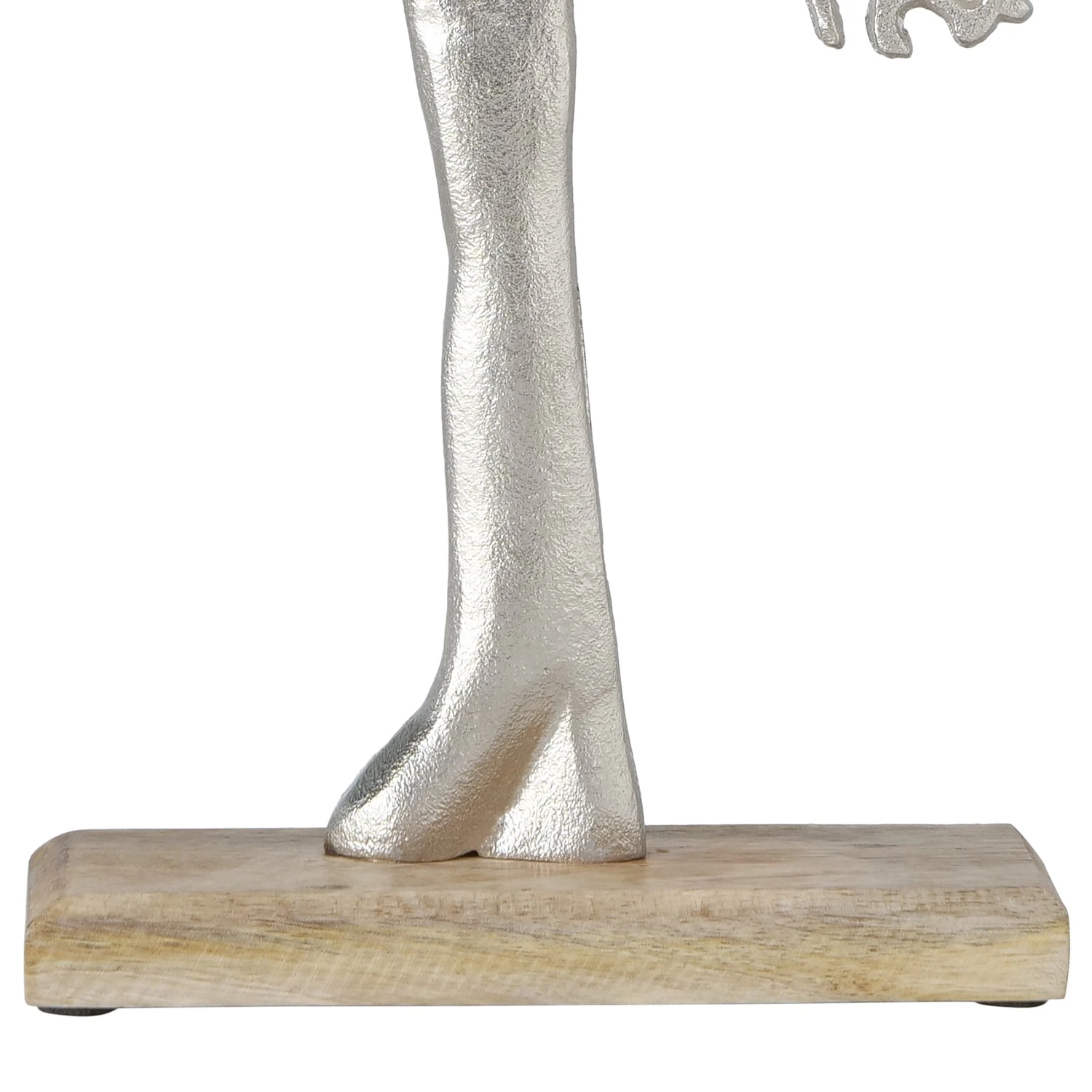 Boltze Dekoaufsteller Florentina - Aluminium / Mango - Silber 6 Boltze Dekoaufsteller Florentina - Aluminium / Mango - Silber – Bild 4