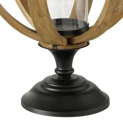 Boltze Windlicht Akita II - Eisen / Tanne - Braun -Günstiges Deko Geschäft 1000270869 210608 06243000388 DETAILS P000000001000270869