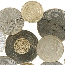 Boltze Wandobjekt Iseo - Eisen - Gold / Weiß / Schwarz -Günstiges Deko Geschäft 1000270883 210608 06243600430 DETAILS P000000001000270883