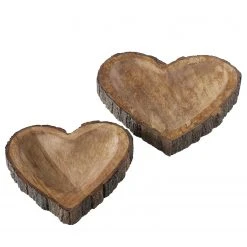 Boltze Schale Widdo (2-teilig) - Totholz - Braun