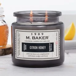 Colonial Candle Duftkerze Citron Honey - Soja Wachs Mischung - Schwarz - 396g -Günstiges Deko Geschäft 1000271512 210625 16471300093 MOOD DETAILS P000000001000271512 mood