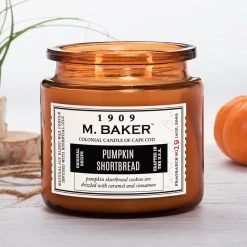 Colonial Candle Duftkerze Pumpkin Shortbread - Soja Wachs Mischung - Orange - 396g -Günstiges Deko Geschäft 1000271517 210625 16472600080 MOOD DETAILS P000000001000271517 mood