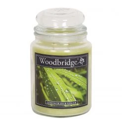 Woodbridge Candle Duftkerze Lemongrass &inger - Veredeltes Paraffin - Grün - 565g
