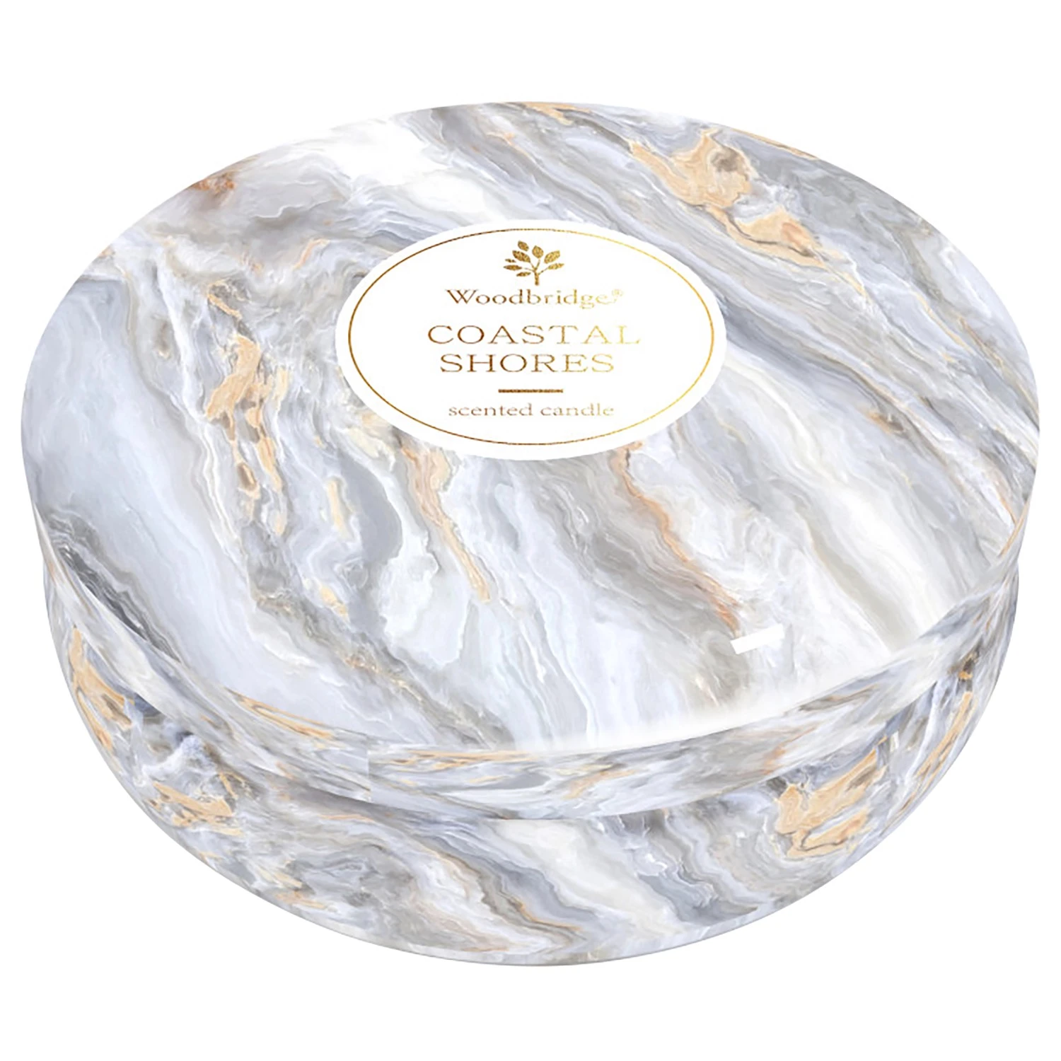 Woodbridge Candle Duftkerze Coastal Shores - Veredeltes Paraffin - Grau - 470g 3 Woodbridge Candle Duftkerze Coastal Shores - Veredeltes Paraffin - Grau - 470g