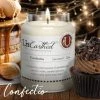 Candleberry Duftkerze Confectio - Veredeltes Paraffin - Weiß - 640g