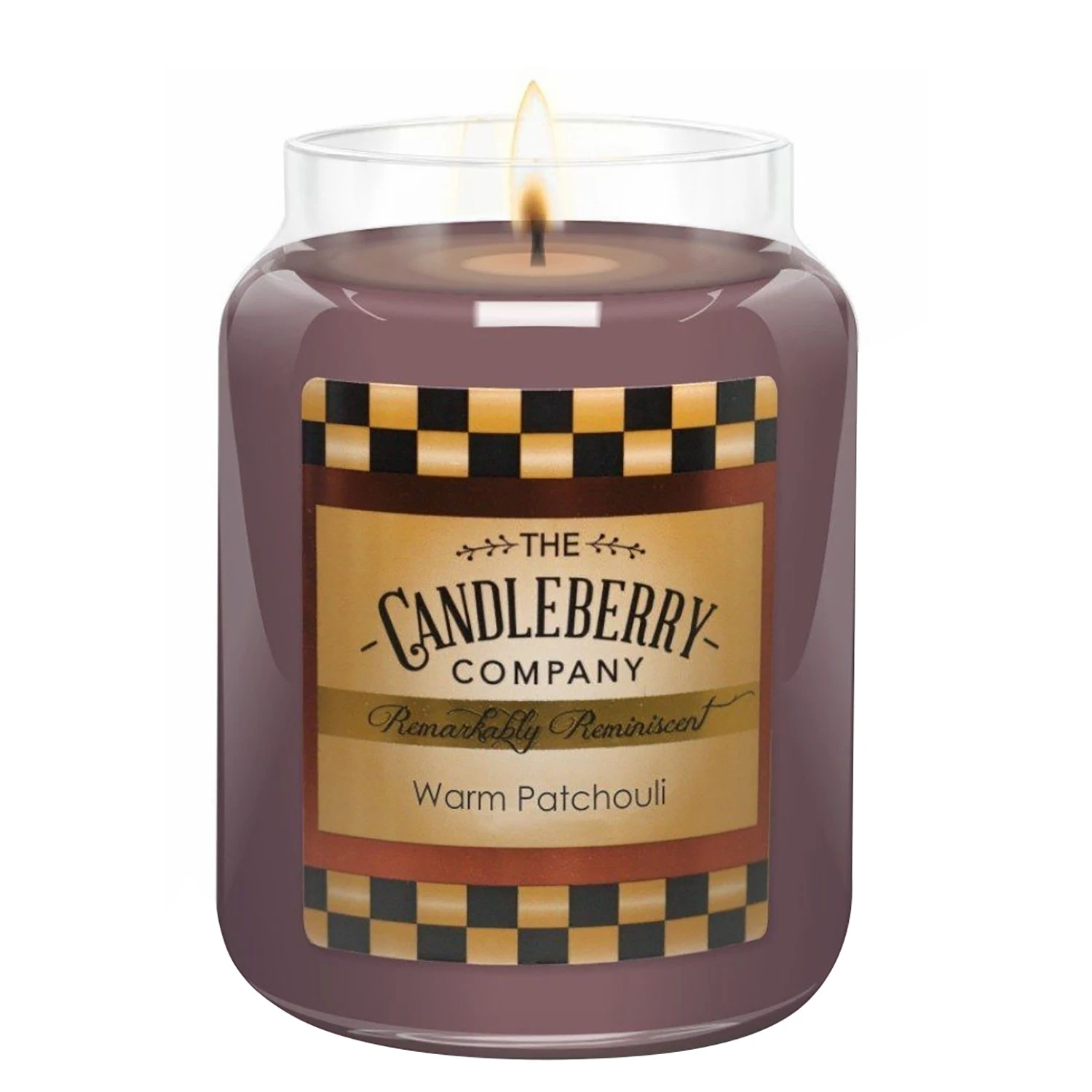 Candleberry Duftkerze Warm Patchouli - Veredeltes Paraffin - Lila - 570g 4 Candleberry Duftkerze Warm Patchouli - Veredeltes Paraffin - Lila - 570g – Bild 2